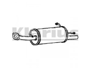 KLARIUS DN442H galinis duslintuvas 
 Išmetimo sistema -> Duslintuvas
201000N000, 201000N002, 201000N003