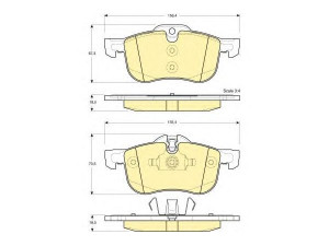 GIRLING 6113742 stabdžių trinkelių rinkinys, diskinis stabdys 
 Techninės priežiūros dalys -> Papildomas remontas
SFP100511, GBP90342AF, 10008675