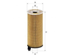 UNIFLUX FILTERS XOE199 alyvos filtras 
 Techninės priežiūros dalys -> Techninės priežiūros intervalai
11 42 8 507 683, 04152-WA010-00