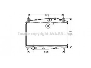 AVA QUALITY COOLING MZ2229 radiatorius, variklio aušinimas 
 Aušinimo sistema -> Radiatorius/alyvos aušintuvas -> Radiatorius/dalys
Y40515200