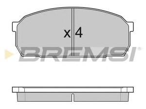 BREMSI BP2756 stabdžių trinkelių rinkinys, diskinis stabdys 
 Techninės priežiūros dalys -> Papildomas remontas
B0Y13323Z, B0Y13323ZA, B0Y13328Z