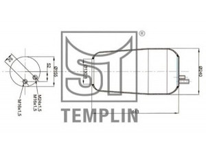 ST-TEMPLIN 04.060.6006.951 dėklas, pneumatinė pakaba
942 328 01 01