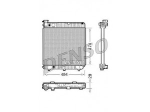 DENSO DRM17001 radiatorius, variklio aušinimas 
 Aušinimo sistema -> Radiatorius/alyvos aušintuvas -> Radiatorius/dalys
6015005103