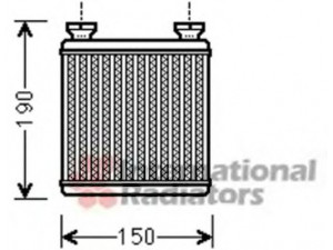 VAN WEZEL 29006014 šilumokaitis, salono šildymas 
 Šildymas / vėdinimas -> Šilumokaitis
4518350101