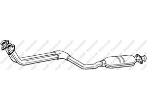 BOSAL 283-259 priekinis duslintuvas 
 Išmetimo sistema -> Duslintuvas
201 490 56 19