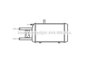 AVA QUALITY COOLING AI2065 radiatorius, variklio aušinimas 
 Aušinimo sistema -> Radiatorius/alyvos aušintuvas -> Radiatorius/dalys
857121251C
