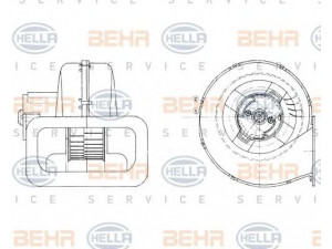 HELLA 8EW 009 158-611 vidaus pūtiklis 
 Šildymas / vėdinimas -> Orpūtė/dalys
357 830 04 08, A 357 830 04 08