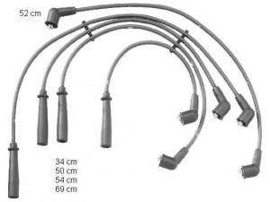 BERU ZEF1308 uždegimo laido komplektas 
 Kibirkšties / kaitinamasis uždegimas -> Uždegimo laidai/jungtys
90919-21431