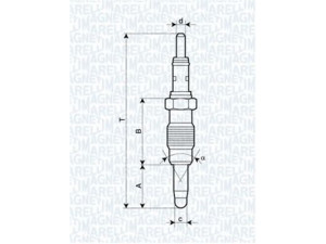 MAGNETI MARELLI 062900011304 kaitinimo žvakė 
 Kibirkšties / kaitinamasis uždegimas -> Kaitinimo kaištis
46751764, 71735464