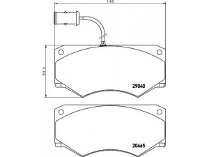 HELLA PAGID 8DB 355 005-361 stabdžių trinkelių rinkinys, diskinis stabdys 
 Techninės priežiūros dalys -> Papildomas remontas
1902469, 1903383, 1906040, 1906062