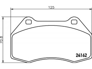 HELLA PAGID 8DB 355 012-151 stabdžių trinkelių rinkinys, diskinis stabdys 
 Techninės priežiūros dalys -> Papildomas remontas
7701208218, 8671016704