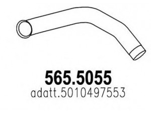 ASSO 565.5055 išleidimo kolektorius 
 Išmetimo sistema -> Išmetimo vamzdžiai
5010497553