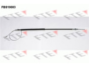 FTE FBS19003 trosas, stovėjimo stabdys 
 Stabdžių sistema -> Valdymo svirtys/trosai
901 424 551 02, 901 424 551 13