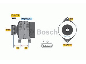 BOSCH 0 986 043 951 kintamosios srovės generatorius 
 Elektros įranga -> Kint. sr. generatorius/dalys -> Kintamosios srovės generatorius
10295857, 6204065, 93175783, 10295857