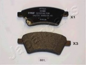 JAPANPARTS PA-801AF stabdžių trinkelių rinkinys, diskinis stabdys 
 Techninės priežiūros dalys -> Papildomas remontas
71742853, 71750033, 55810-79J00