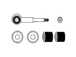 OCAP 0181648-K skersinio stabilizatoriaus komplektas
12574521, 46402475, 60809242, 7601642