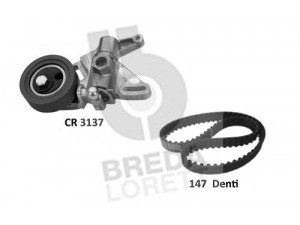 BREDA  LORETT KCD0284 paskirstymo diržo komplektas 
 Techninės priežiūros dalys -> Papildomas remontas
054109479
