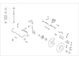DELPHI MERC-00968-F rato pakaba 
 Ašies montavimas/vairavimo mechanizmas/ratai -> Prekių paieška pagal schemą