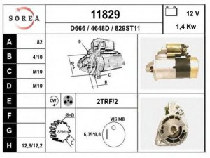 EAI 11829 starteris
M1T71081, M1T72181, M1T72182, 2330020R10