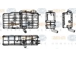 HELLA 8MA 376 705-171 išsiplėtimo bakelis, aušinimo skystis
346 500 02 49, A 346 500 02 49
