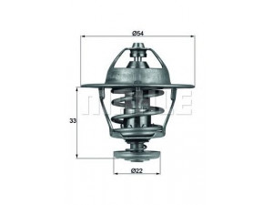 MAHLE ORIGINAL TX 53 85D termostatas, aušinimo skystis 
 Aušinimo sistema -> Termostatas/tarpiklis -> Thermostat
97087130, 19301-PLZ-D00, V707-15-171