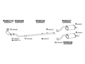 VENEPORTE 550592 išmetimo sistema 
 Išmetimo sistema -> Išmetimo sistema, visa
