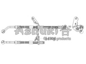 ASHUKI 1110-8014 stabdžių žarnelė 
 Stabdžių sistema -> Stabdžių žarnelės
01465-S04-J00, 01465-S04-J01, J3704108/H&B JAKO-PA