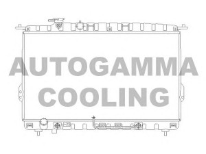 AUTOGAMMA 104657 radiatorius, variklio aušinimas