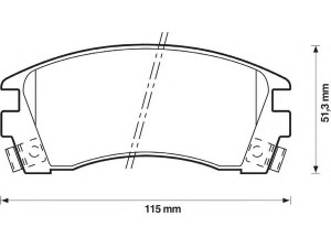 BENDIX 572397B stabdžių trinkelių rinkinys, diskinis stabdys 
 Techninės priežiūros dalys -> Papildomas remontas
4106067R86, 4106086R85