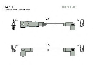 TESLA T675C uždegimo laido komplektas 
 Kibirkšties / kaitinamasis uždegimas -> Uždegimo laidai/jungtys