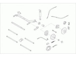 BOGE RENAU-MEGAN-RB004 vairavimo mechanizmas; rato pakaba 
 Ašies montavimas/vairavimo mechanizmas/ratai -> Prekių paieška pagal schemą