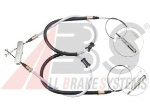 A.B.S. K11435 trosas, stovėjimo stabdys 
 Stabdžių sistema -> Valdymo svirtys/trosai
522527, 522575, 522578, 522592