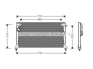 AVA QUALITY COOLING SU5040 kondensatorius, oro kondicionierius 
 Oro kondicionavimas -> Kondensatorius
73210AC
