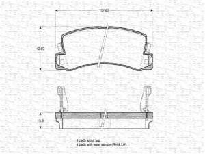 MAGNETI MARELLI 363702160601 stabdžių trinkelių rinkinys, diskinis stabdys 
 Techninės priežiūros dalys -> Papildomas remontas
0449220040, 0449220050, 0449220051