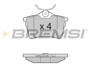 BREMSI BP3386 stabdžių trinkelių rinkinys, diskinis stabdys 
 Techninės priežiūros dalys -> Papildomas remontas
1608520480, 425415, 425429, 1608520480