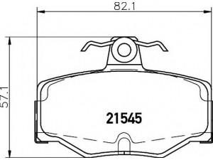 HELLA 8DB 355 018-021 stabdžių trinkelių rinkinys, diskinis stabdys 
 Techninės priežiūros dalys -> Papildomas remontas
440603F025, 440603F085, 440603FD85
