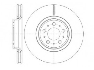 KAWE 61303 10 stabdžių diskas 
 Stabdžių sistema -> Diskinis stabdys -> Stabdžių diskas
9475266