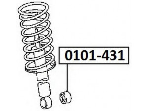 ASVA 0101-431 valdymo svirties/išilginių svirčių įvorė 
 Ašies montavimas/vairavimo mechanizmas/ratai -> Valdymo svirtis/pasukamosios svirties sujungimas -> Montavimas/sutvirtinimas
90389-14044