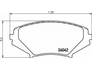 BREMBO P 49 034 stabdžių trinkelių rinkinys, diskinis stabdys 
 Techninės priežiūros dalys -> Papildomas remontas
F1Y13323ZB, F1Y93323ZA, F1YA3323ZA