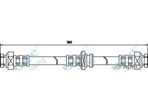 APEC braking HOS3380 stabdžių žarnelė 
 Stabdžių sistema -> Stabdžių žarnelės
5159060B00