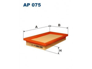 FILTRON AP075 oro filtras 
 Techninės priežiūros dalys -> Techninės priežiūros intervalai
2637030000, 71736131, 7688774, 263703