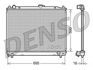 DENSO DRM45008 radiatorius, variklio aušinimas 
 Aušinimo sistema -> Radiatorius/alyvos aušintuvas -> Radiatorius/dalys
MN135948