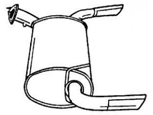 AKS DASIS SG16611 galinis duslintuvas