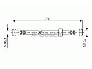 BOSCH 1 987 476 732 stabdžių žarnelė 
 Stabdžių sistema -> Stabdžių žarnelės
B45543810A, B45543810B, B455-43-810A