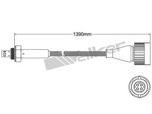 WALKER PRODUCTS 250-24510 lambda jutiklis 
 Variklis -> Variklio elektra
11 78 1 730 025
