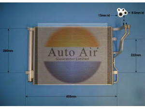 AUTO AIR GLOUCESTER 16-9985 kondensatorius, oro kondicionierius 
 Oro kondicionavimas -> Kondensatorius
976063Z000