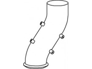 DINEX 66602 išleidimo kolektorius 
 Išmetimo sistema -> Išmetimo vamzdžiai
7420772844