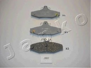 JAPKO 51997 stabdžių trinkelių rinkinys, diskinis stabdys 
 Techninės priežiūros dalys -> Papildomas remontas
48411-05000, 48413050A0