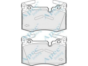 APEC braking PAD1683 stabdžių trinkelių rinkinys, diskinis stabdys 
 Techninės priežiūros dalys -> Papildomas remontas
34116784726, 34116789157