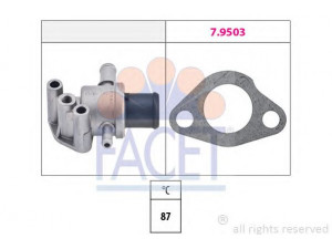 FACET 7.8105 termostatas, aušinimo skystis 
 Aušinimo sistema -> Termostatas/tarpiklis -> Thermostat
7729959
